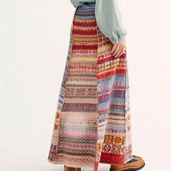 Free People Met Your Match Sweater Maxi, M - Picture 3 of 8